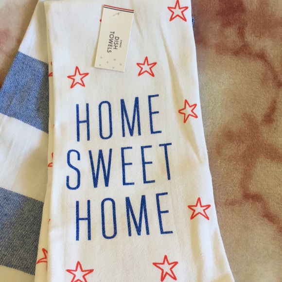 Home Sweet Home Dish Towel Set NWT - Picture 2 of 12